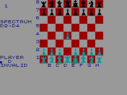 Spectrum Chess screenshot 3 for ZX Spectrum